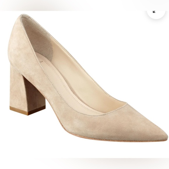 Marc Fisher LTD ZALA block Pointed-Toe pump heels Sz-7.5M. K - Picture 13 of 13